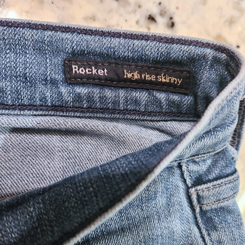 Citizens of Humanity| Womens High Rise Rocket Skinny Jeans Blue 27 - Picture 4 of 9